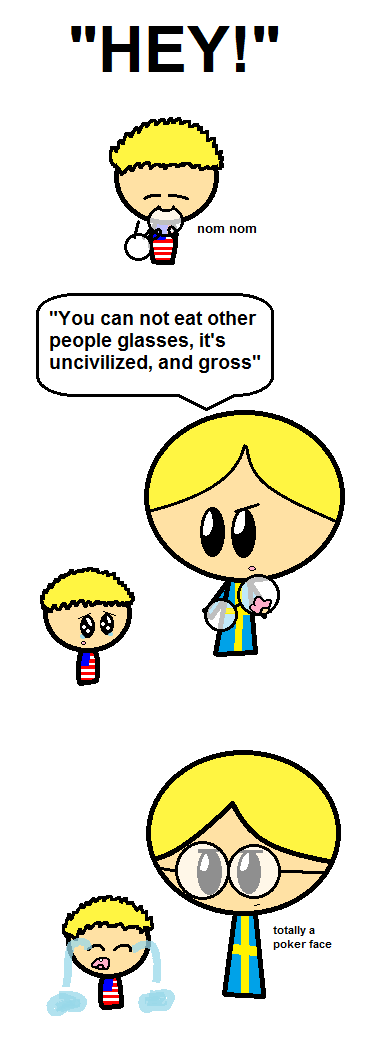 Fan Art: Baby America and Sweden 