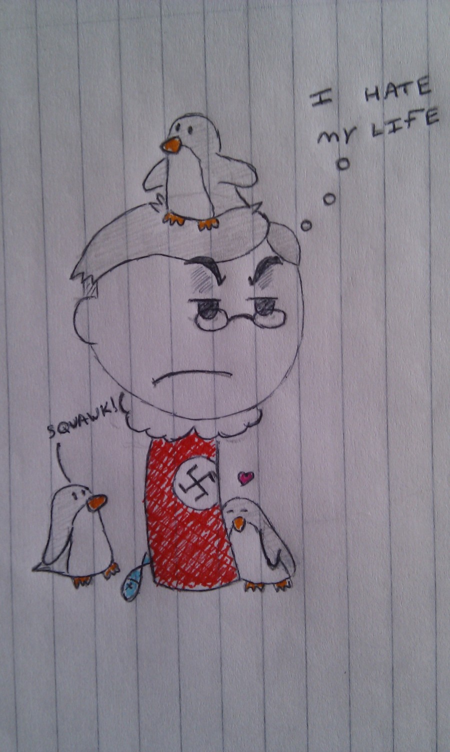 Fan Art: Meanwhile in the South Pole