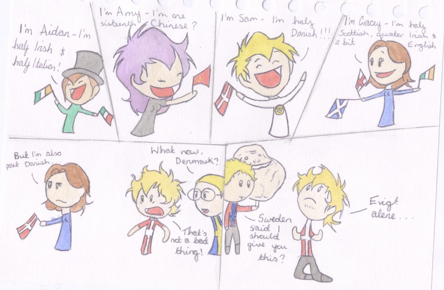Fan Art: Nationality Milkshake ^^