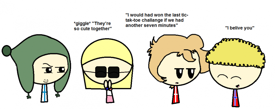 Fan Art: They just played  Tic-Tac-Toe 