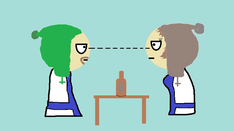 Fan Art: Endless staring competition