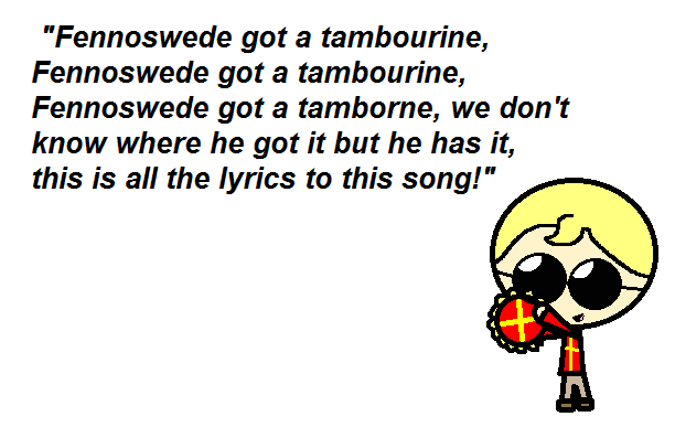 Fan Art: Fennoswede got a tambourine