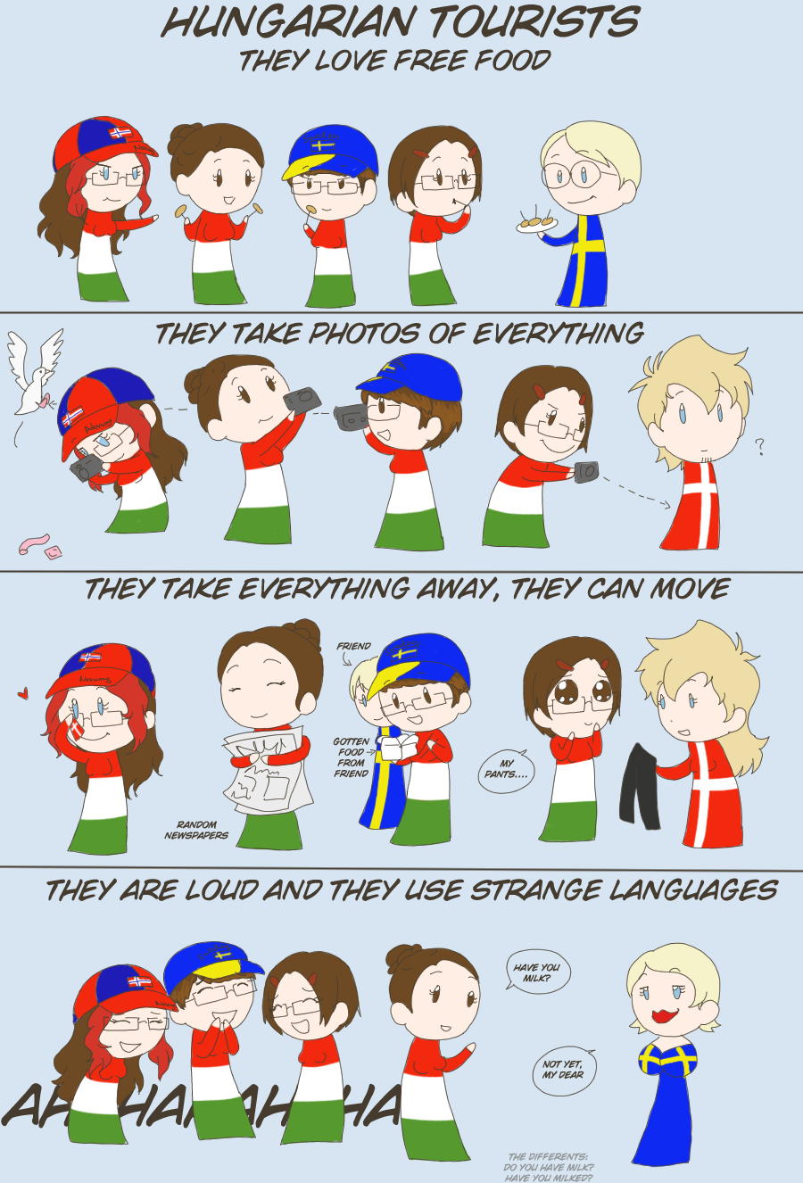 Fan Art: Hungarian tourists