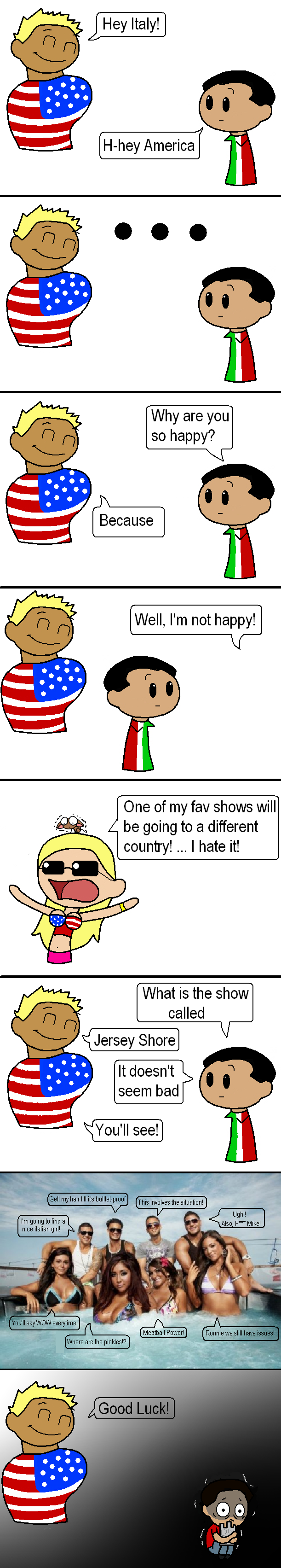 Fan Art: Jersey Shore Meets Italy