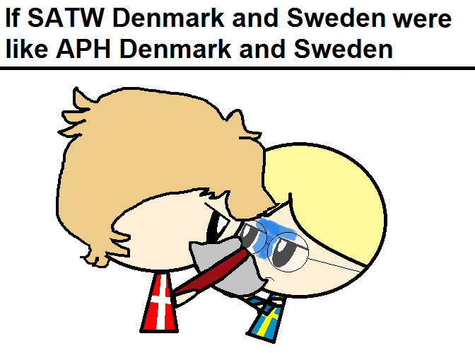 Fan Art: SATW Denmark and Sweden like APH  Denmark and Sweden
