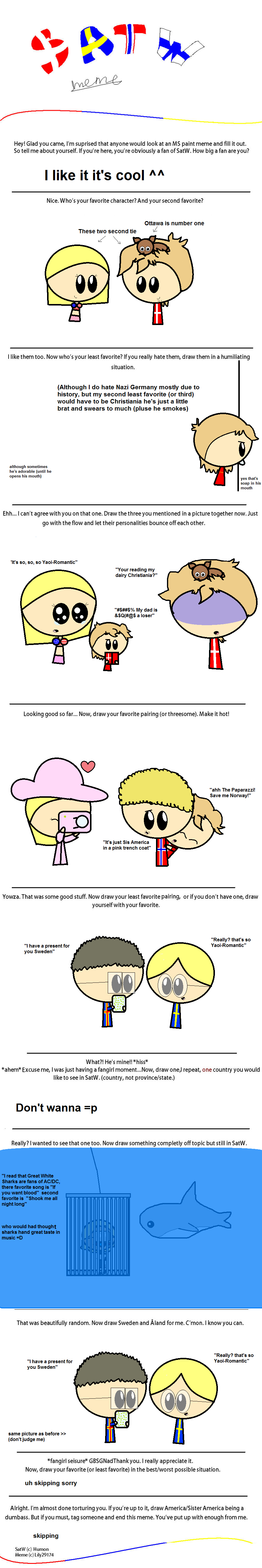 Fan Art: SATW Meme done 