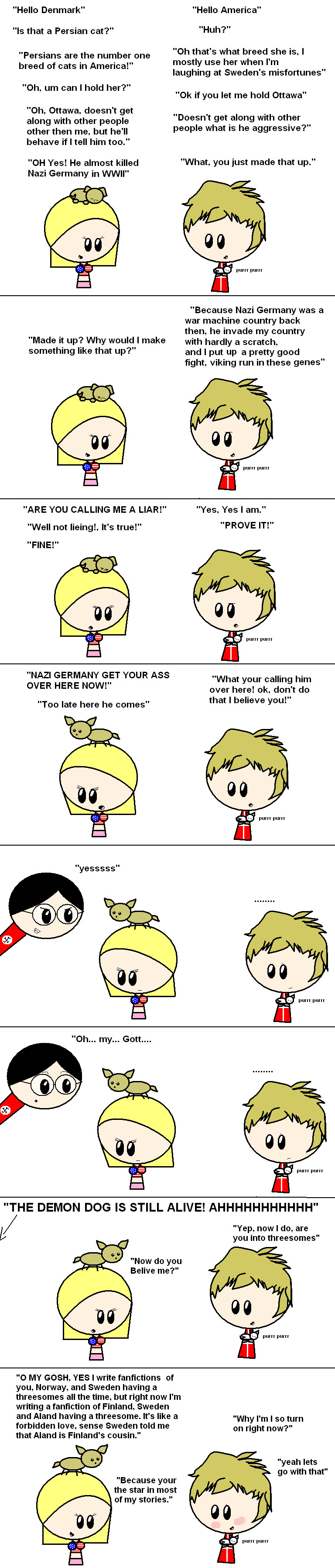 Fan Art: Sis America and Denmark conversion 