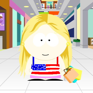 Fan Art: Sister America South Park style 