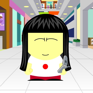 Fan Art: Sister Japan South Park Style 