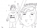 Catching Sparkles