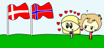 DK/NO Flags 