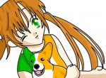 Sister Ireland with Puppy Eire