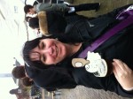 Stef & beer ghost at beer festival