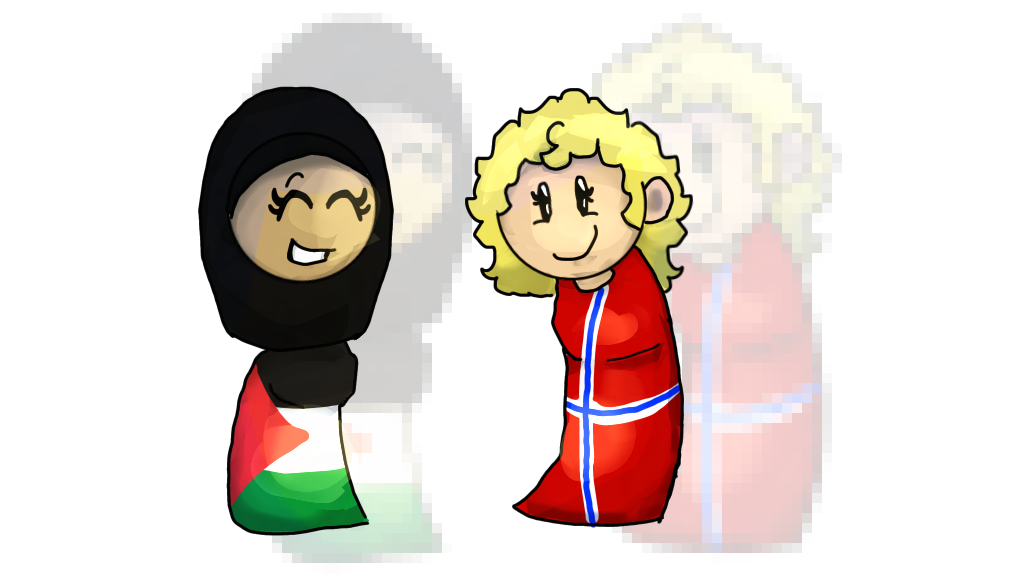 Sister Palestine and Norway  satwcomic.com
