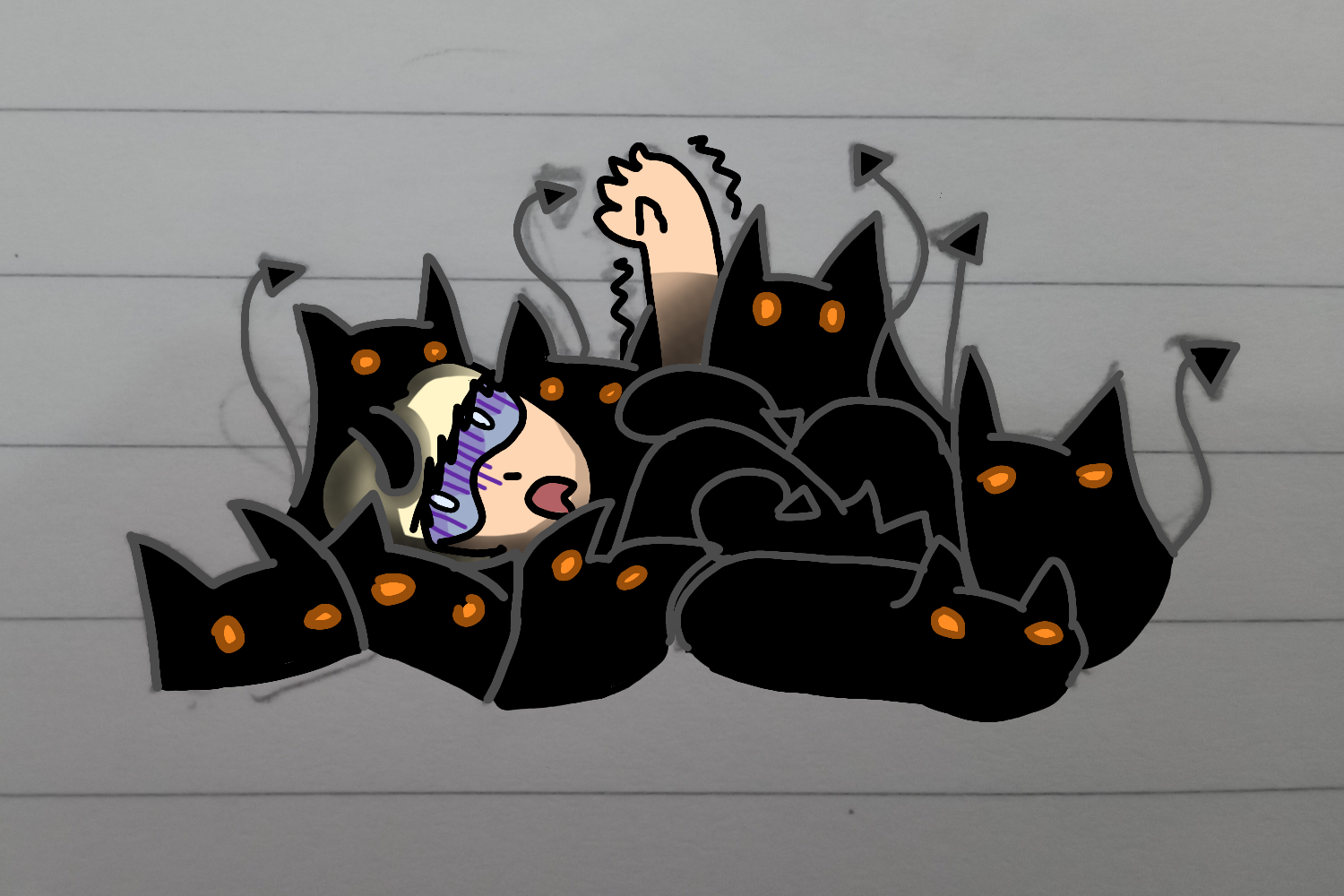 TOO MANY CATS!!!  °д°