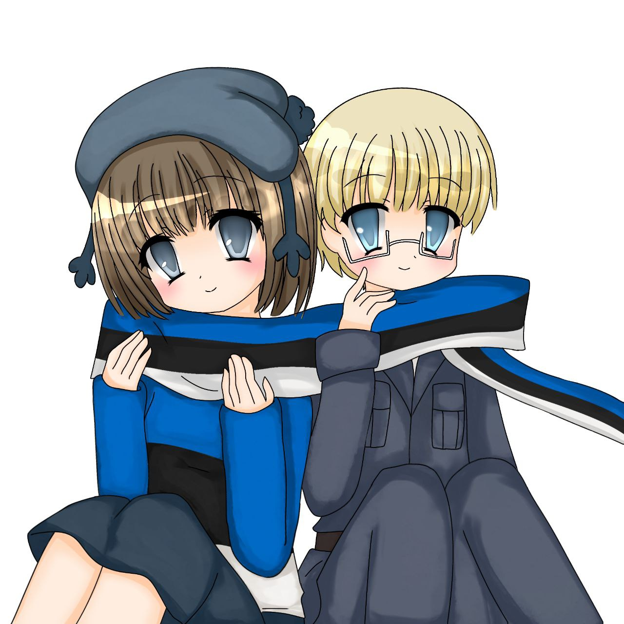 Estonia from SATW and Estonia from Hetalia 