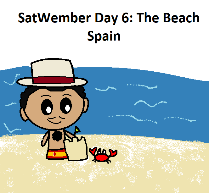 Satwember day 6: Beach satwcomic.com