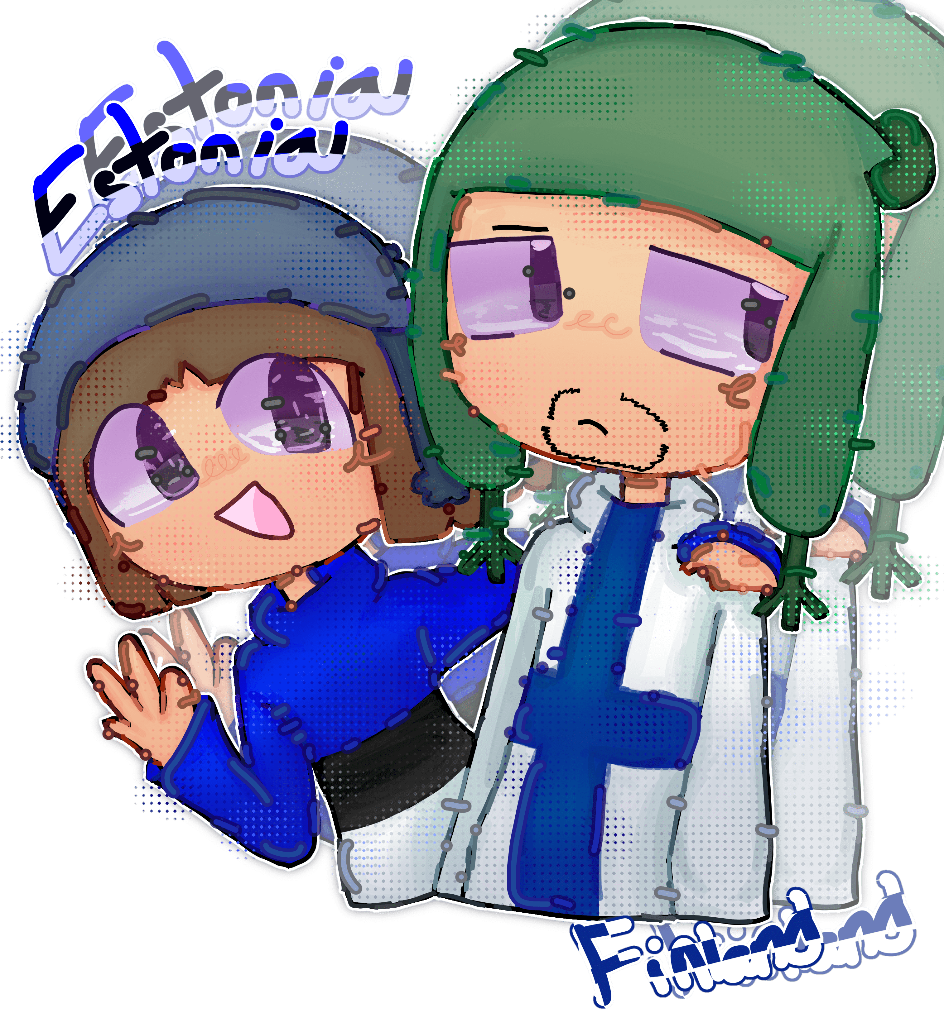 Estonia and Finland  satwcomic.com