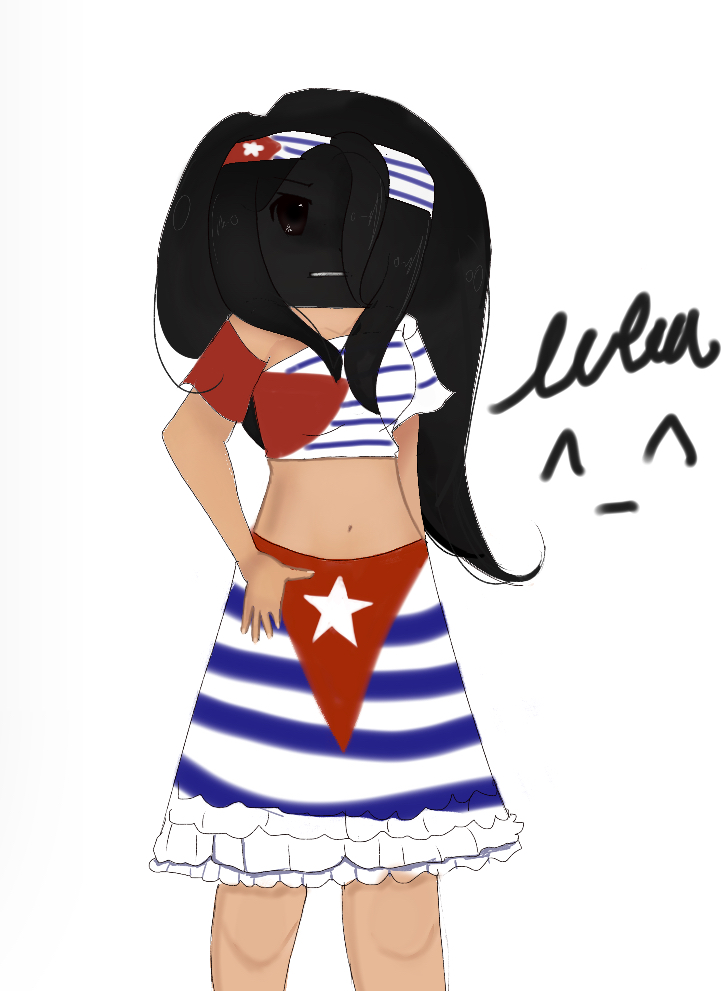 My online mutuals oc for Cuba!! :) 