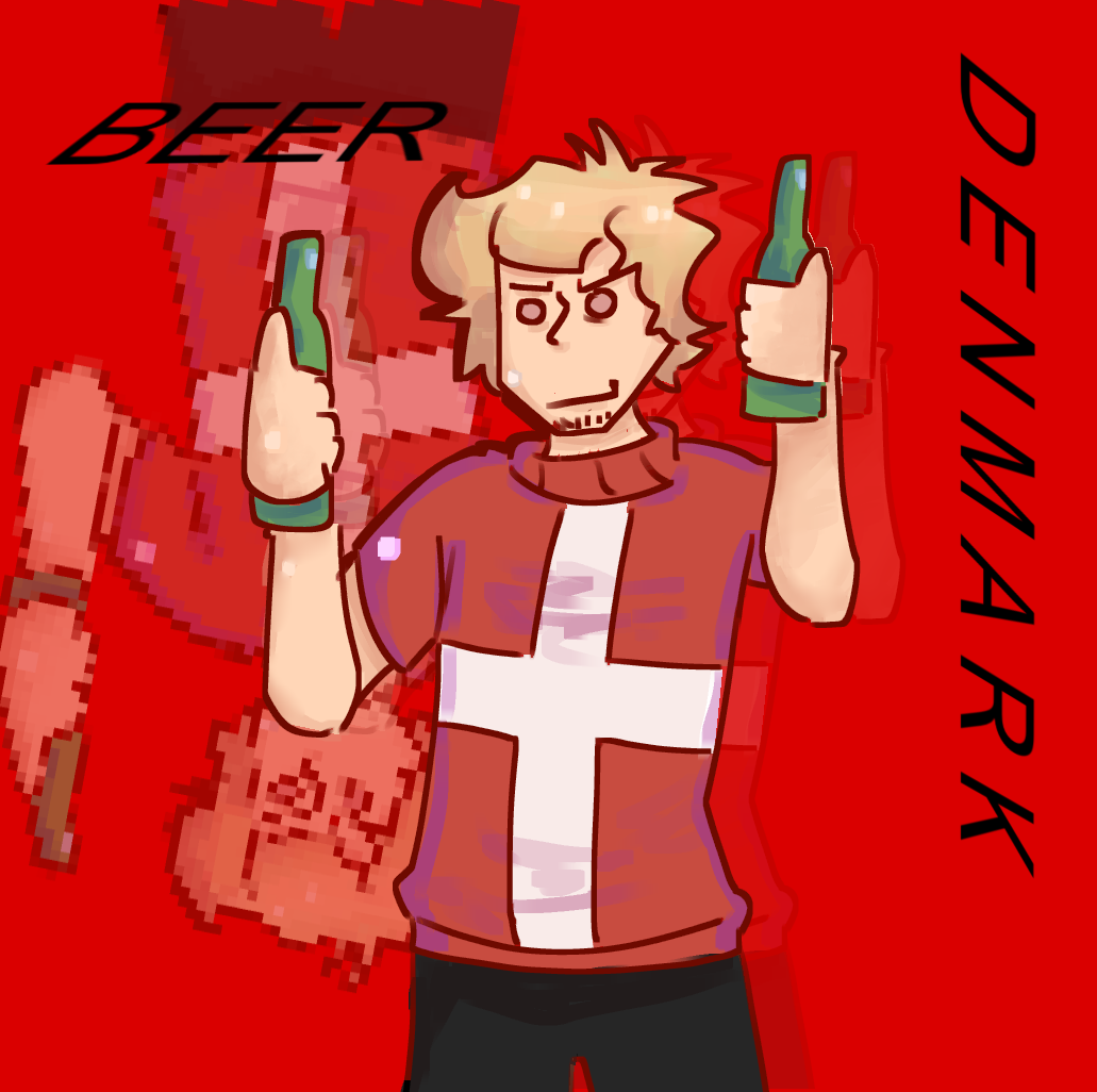 SECOND drunk denmark fanart ;heart; satwcomic.com