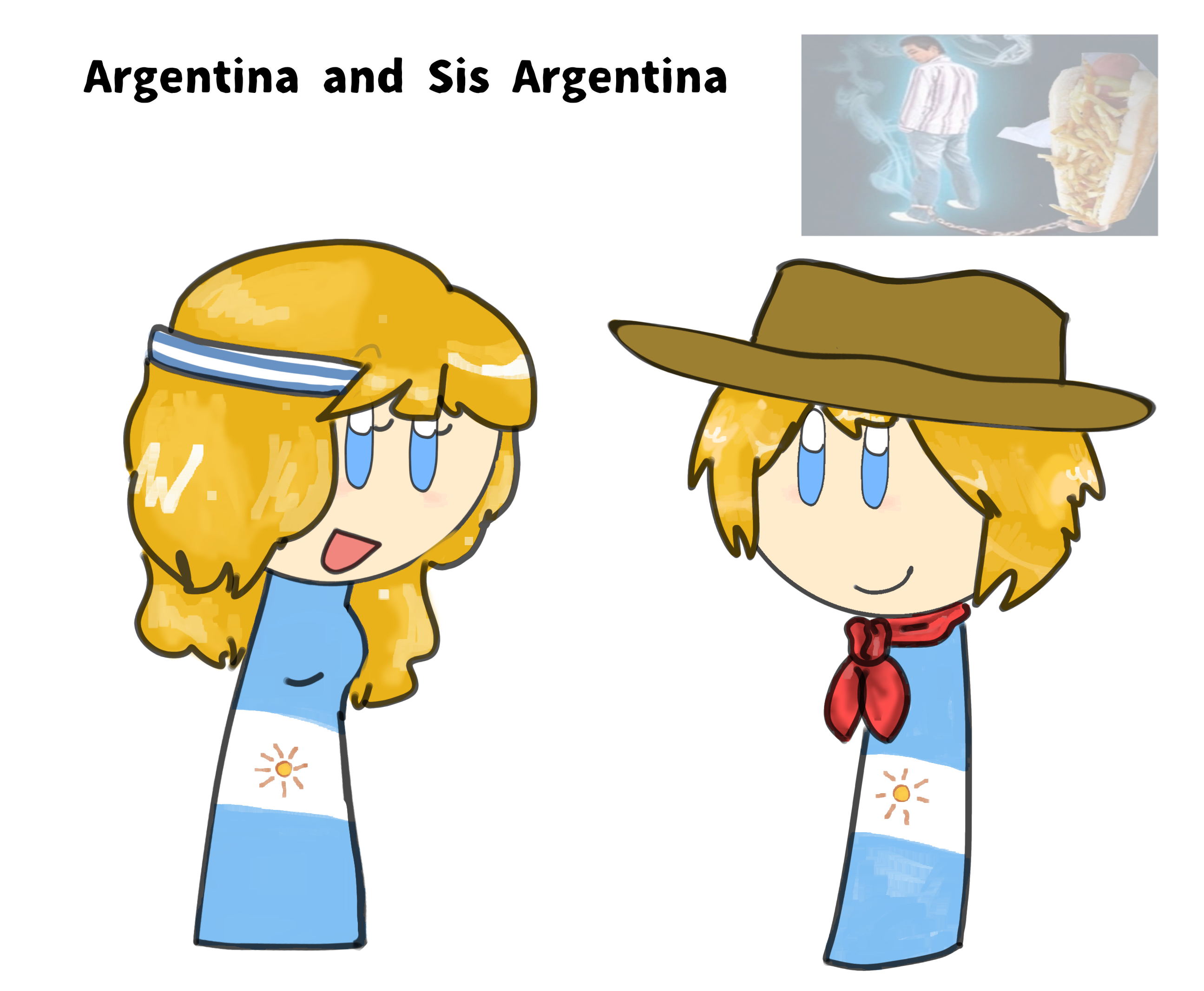 Argentina and Sis Argentina satwcomic.com