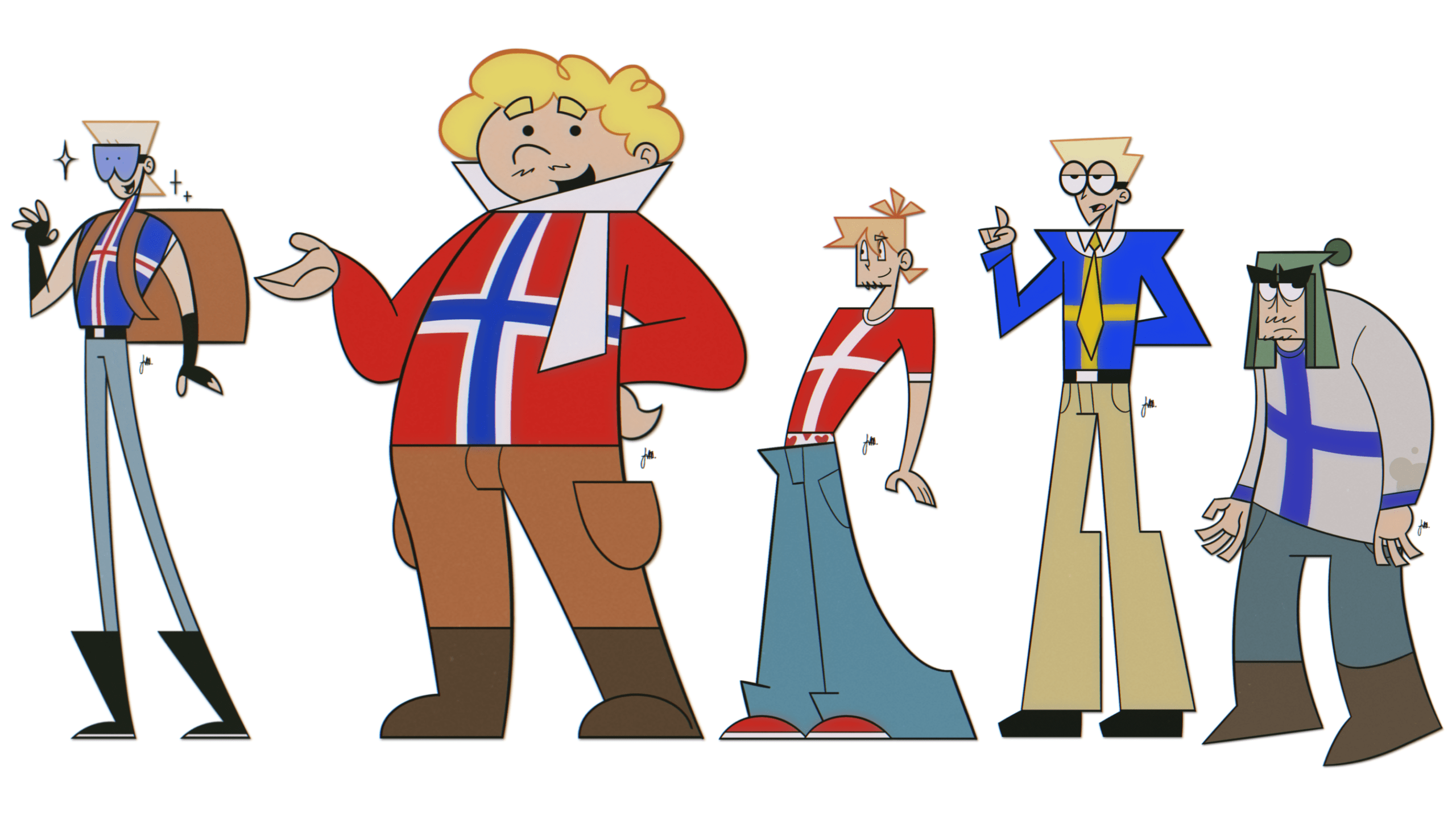 The Nordics... Redrawn The Nordics... Redrawn satwcomic.com