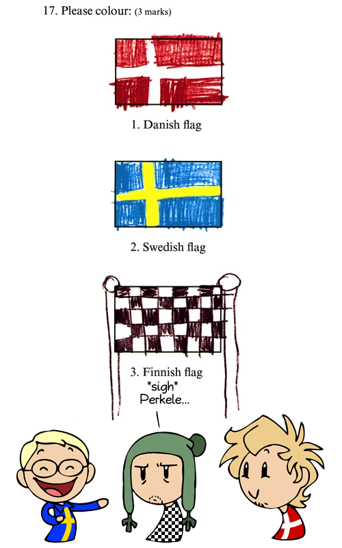 Chequered Finland satwcomic.com