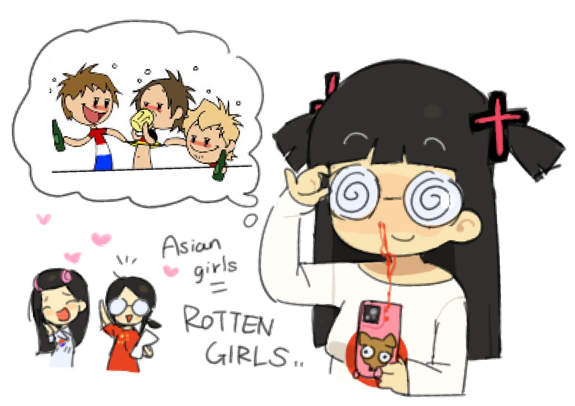 rotten girls…