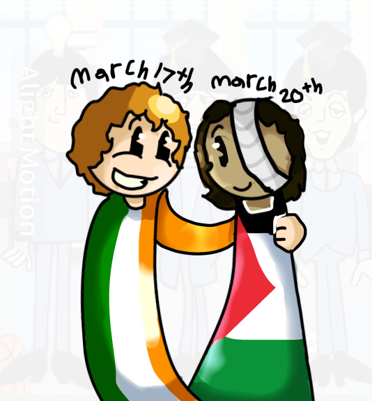 Happy Late Saint Patrick&rsquo;s and early Eid Mubarak!  satwcomic.com