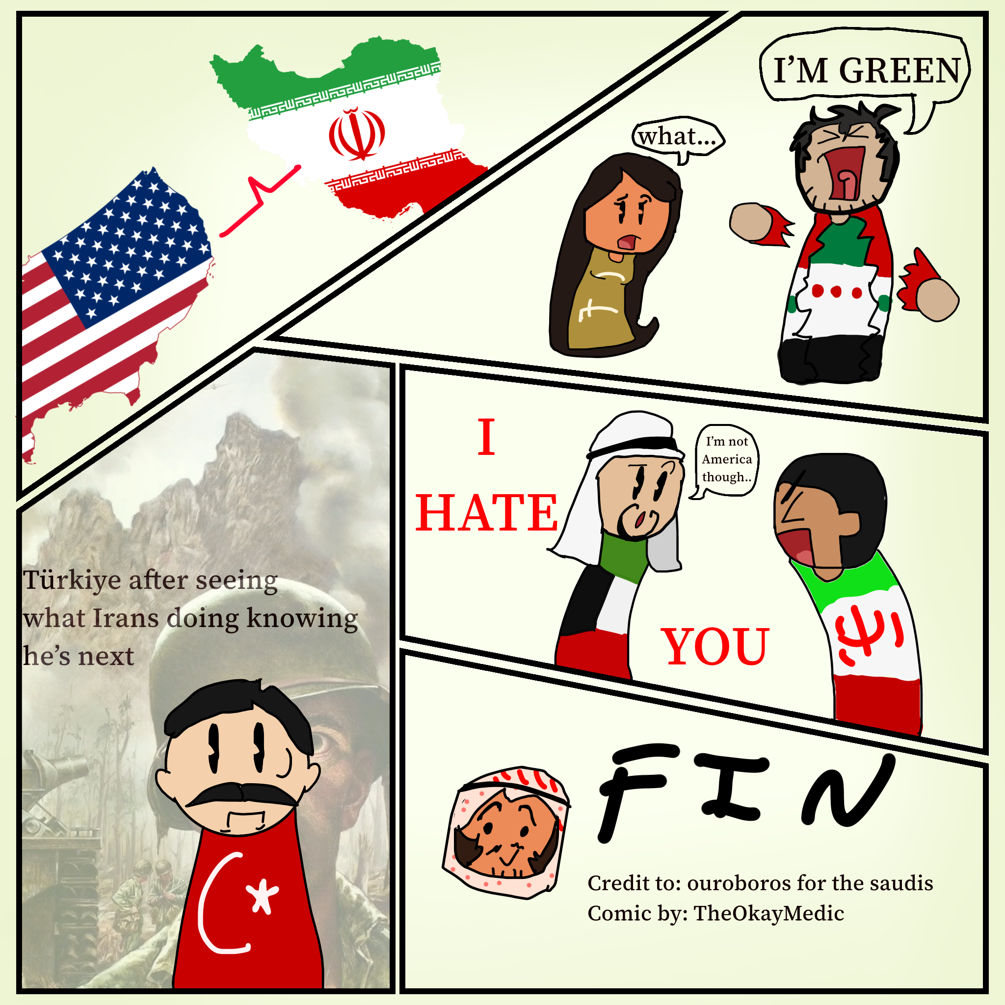 Ramadan comic but it&rsquo;s the Middle East being.. something. satwcomic.com