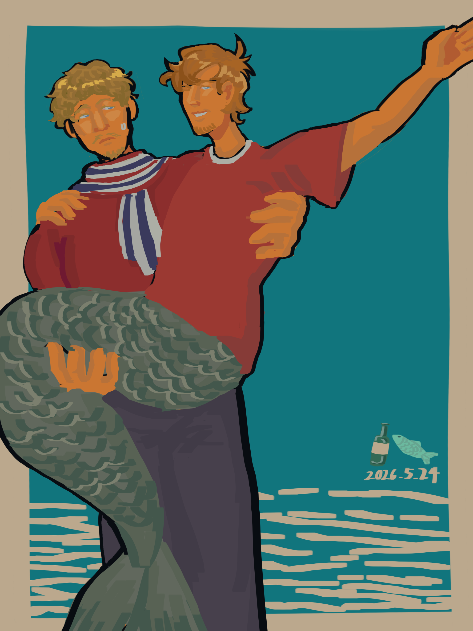 Looks like you found yourself a Danish mermaid~ satwcomic.com