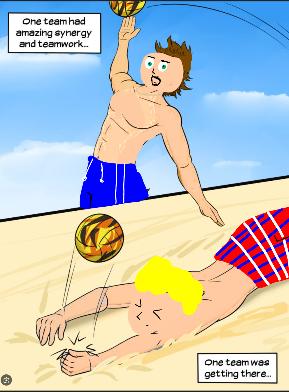 Nordics beach day part 2 satwcomic.com