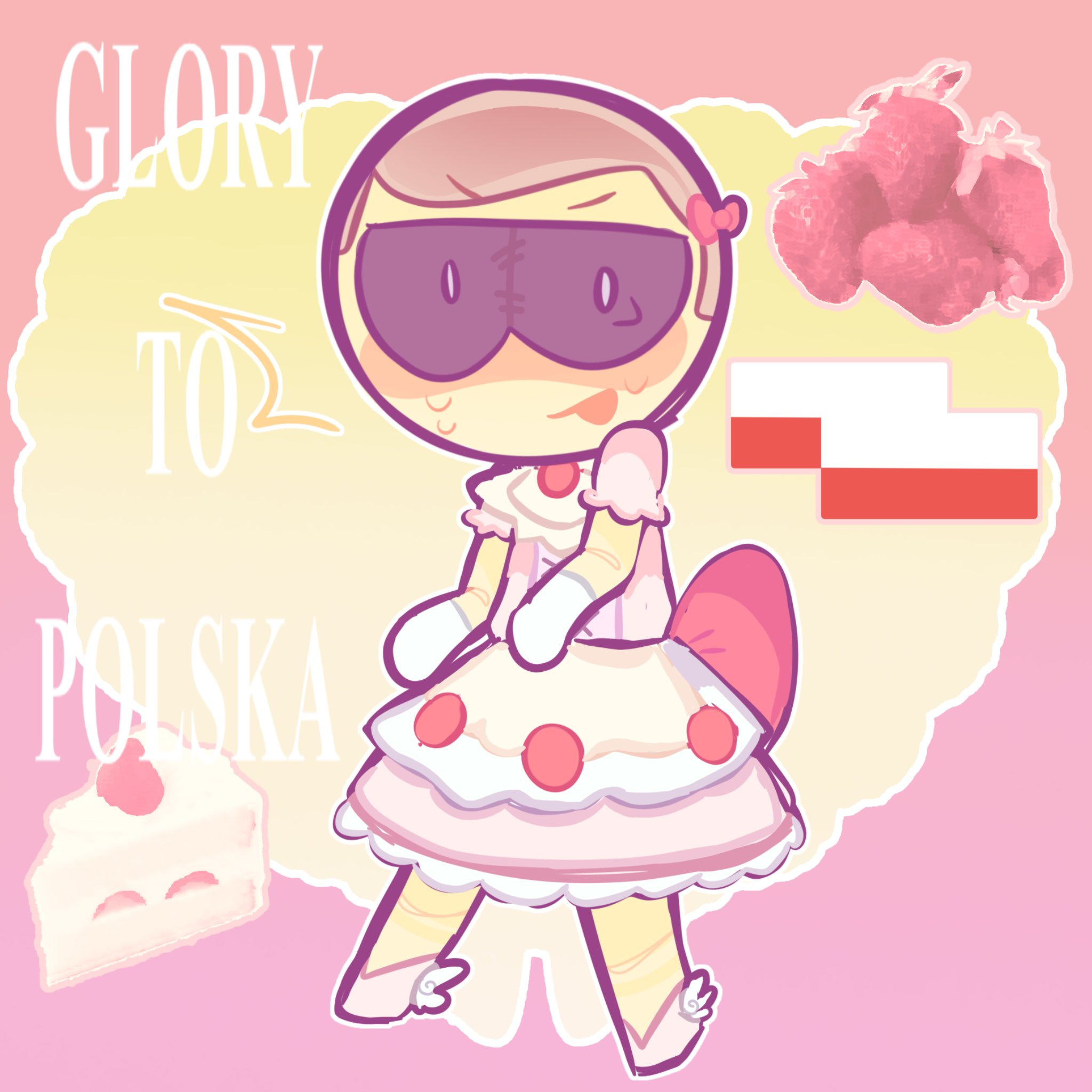 GLORY TO POLSKA... In a dress!