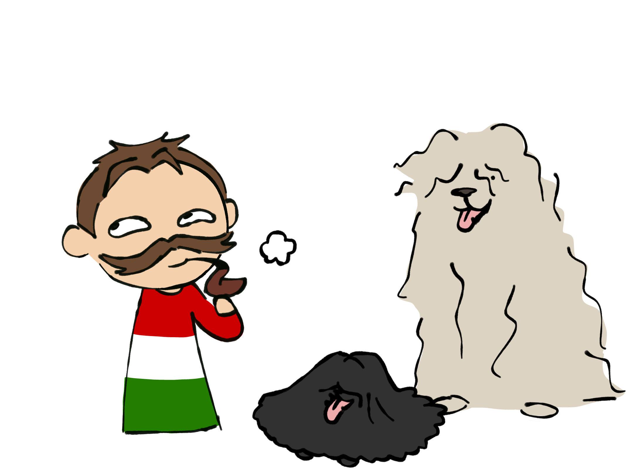 Hungary and His Shepherd Dogs satwcomic.com