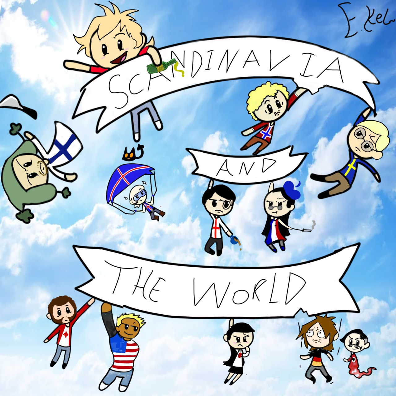 Scandinavia And the world fanart