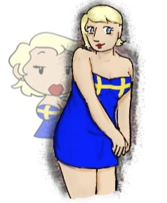 REALLY pixelated sis. Sweden