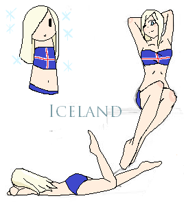 Sister Iceland in a Swimsuit satwcomic.com