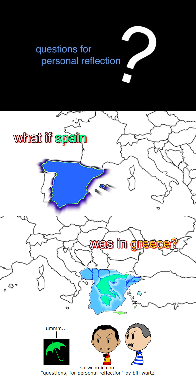 What if Spain was in Greece? satwcomic.com