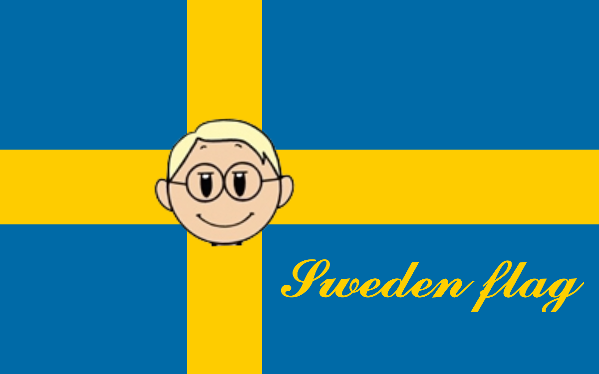 Sweden Flag.  satwcomic.com