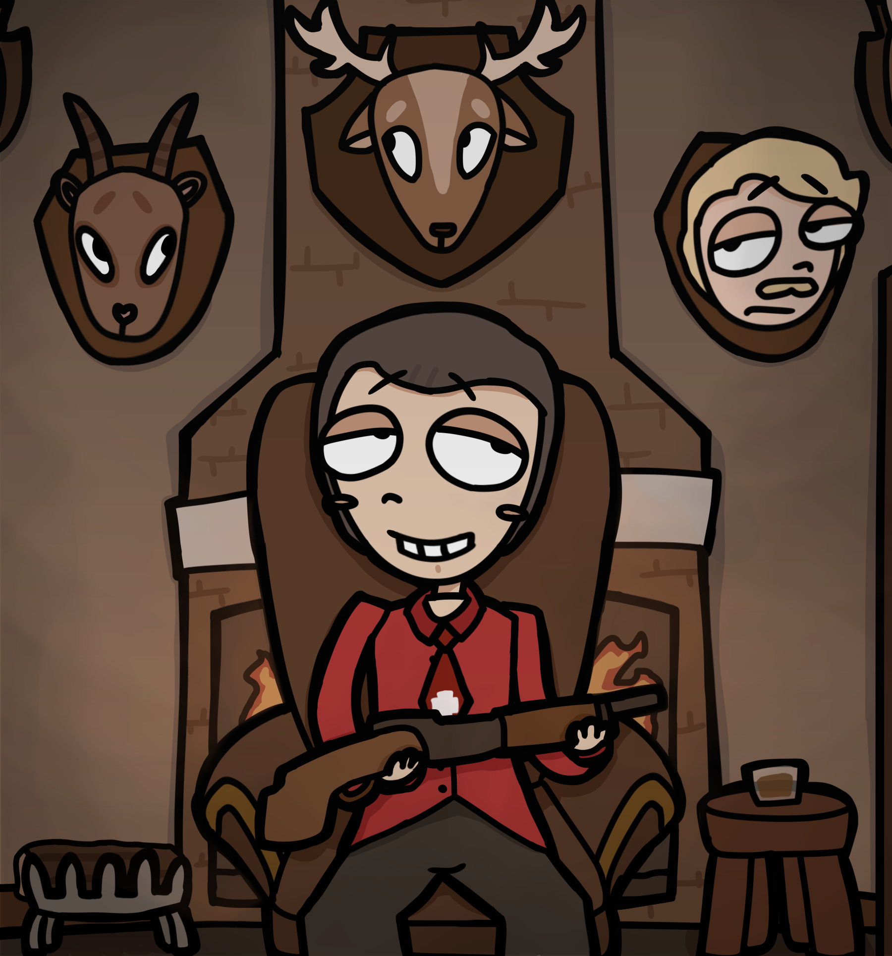Switzerland in his study satwcomic.com