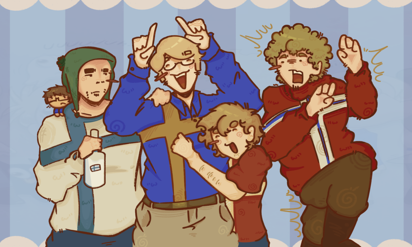 group photo ^_^ satwcomic.com