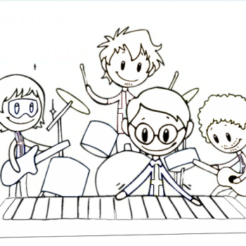 The Nordic Band Coloring Page