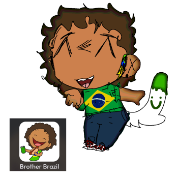 I wanted to draw Brazil 