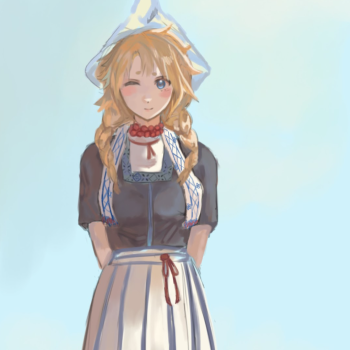 Sister Denmark but in the trad dutch clothing 