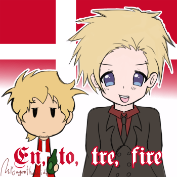 SatW Denmark and Hetalia Denmark!