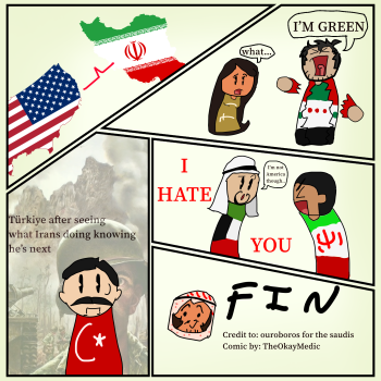 Ramadan comic but it&rsquo;s the Middle East being.. something.