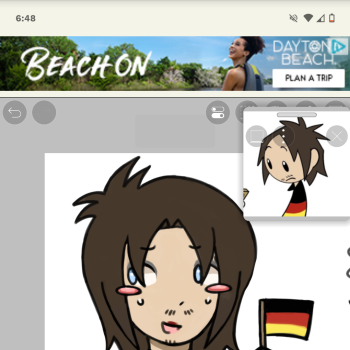 Germany dressed up as Lena :P