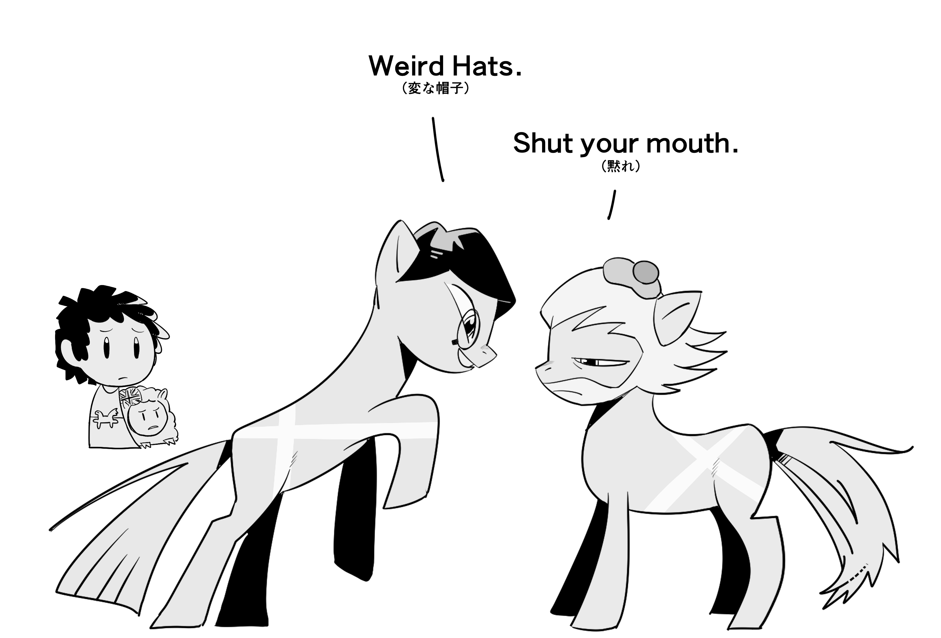 Parody of My Little Pony satwcomic.com