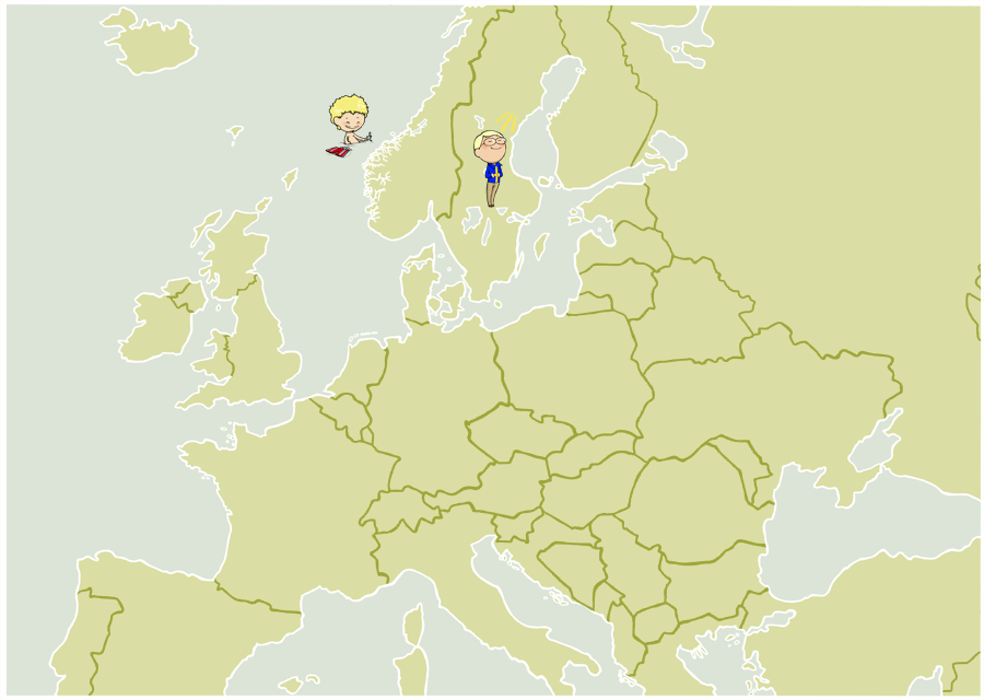 Map of Europe satwcomic.com