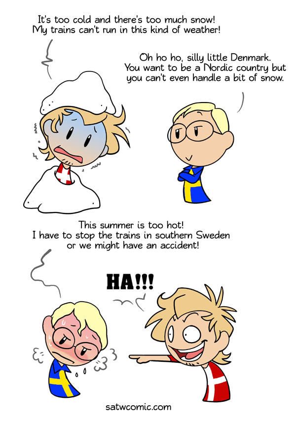 You're hot then you're cold satwcomic.com